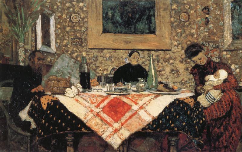 Edouard Vuillard Family Lunch Sweden oil painting art